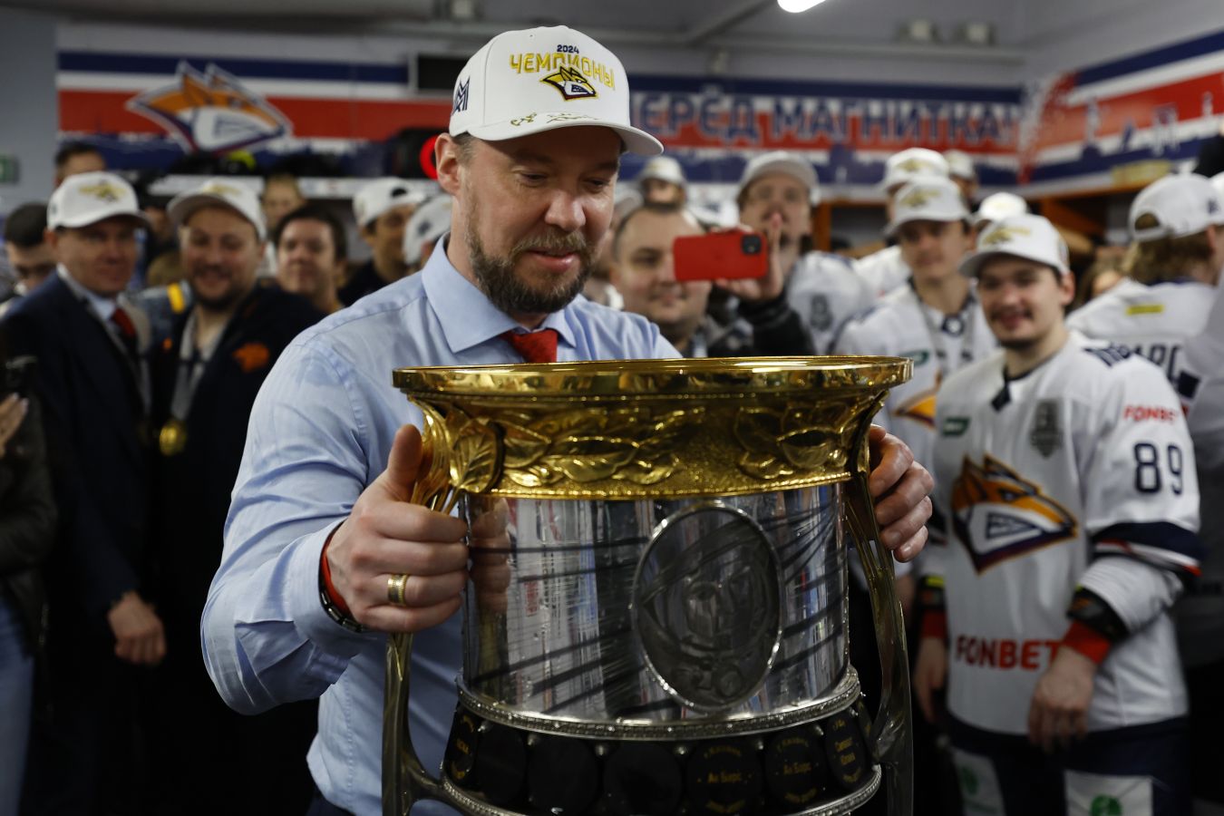 Сергей Мозякин посвятил победу в Кубке Гагарина своим семерым детям